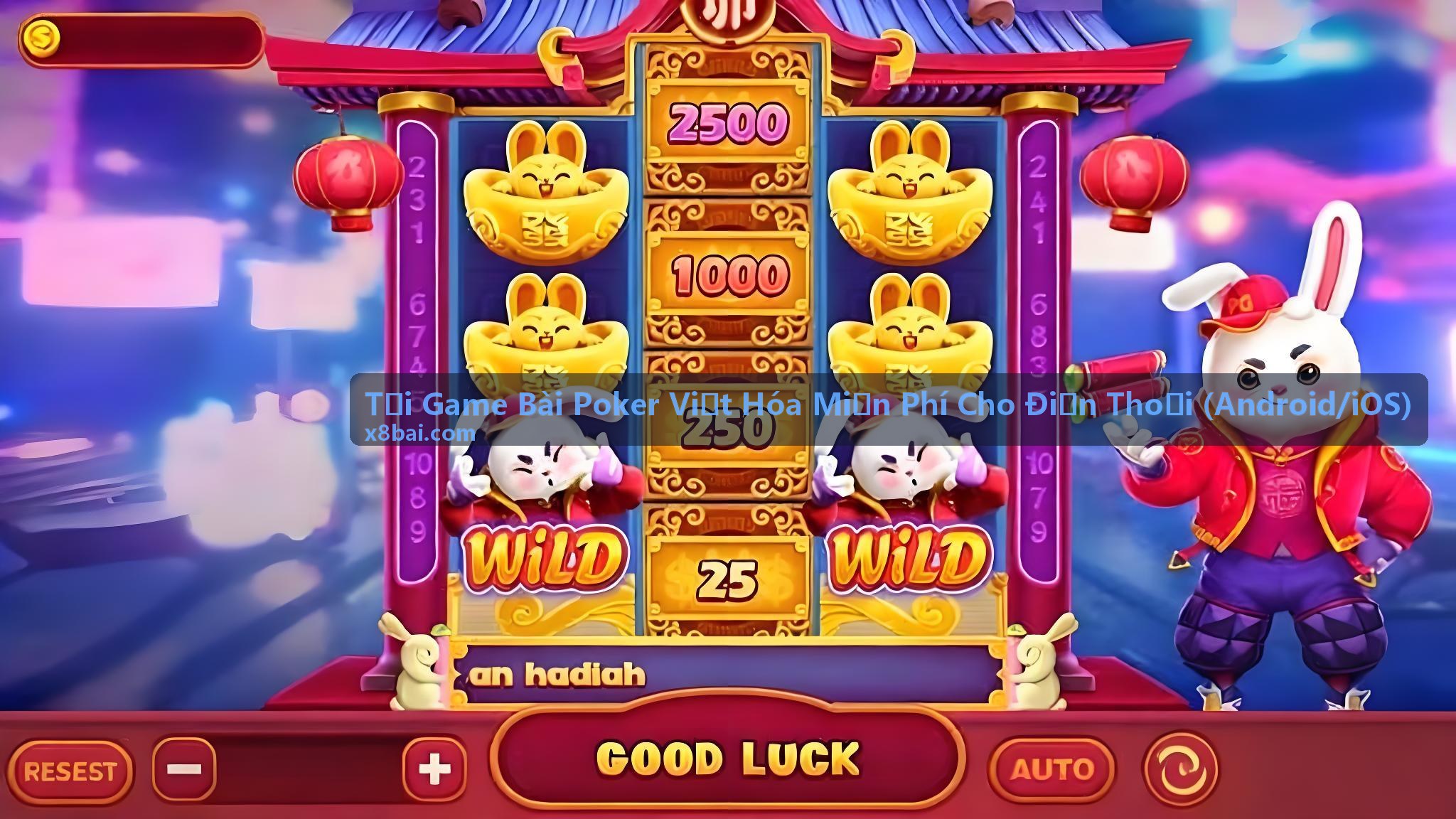 Nạp rút tiền nhanh game bài poker Việt hóa